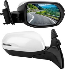 Right Passenger Mirror for Honda HR-V 2016-2022 Heated 6-Pin Pearl White Signal picture