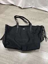 Botkier New York Black Nylon Bond Tote Bag with Decorative Side Zippers picture