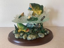 Bradford Exchange Freshwater Legends Fish of a Lifetime Bass Fishing Sculpture picture
