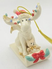 Lenox 2011 Merry Moosecapades Marcel Moose Annual Christmas Ornament 813649 picture