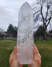 Quartz Crystal Polished Tower Madagascar 5lbs 15.8oz. picture