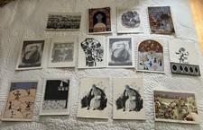 Vintage 1970s Israeli Art Greeting/Note Cards Lot of 15 picture