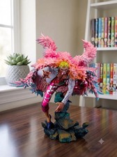 One Piece Donquixote Doflamingo Figure 32cm Dressrosa Feather Coat Statue Decor picture