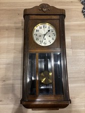 Antique Gustav Becker  Wall Clock Untested picture