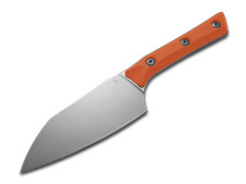 Microtech Knives 3300-10EM Ember G10 M390MK Steel Small Santoku Kitchen Knife picture