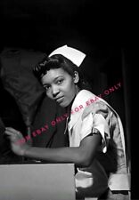 Vintage Old Photo Reprint of Pretty African American Black Woman Girl NURSE  picture