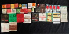 (26) Vintage RARE Match Books Random Big Name People And Companies picture