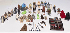 Vintage 1980's Kenner Star Wars Mixed Lot Figures w/ Accessories Vader Luke Fett picture
