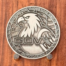 NHRA 75th Championship Drag Racing GOVX Eagle Challenge Coin M#17 picture