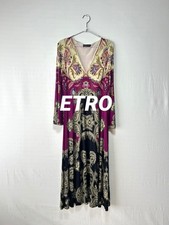 Etro Women Dress Paisley Pattern 44 Limited Edition VHTF Designer Collection Pop picture