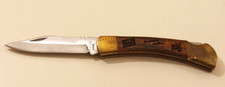 Vintage Big A Precision Filters Wix Folding Blade Promotional Pocket Knife USA picture