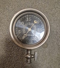 Antique Cast Iron Gauge United States Heater Co.  Detroit Michigan Ashcroft NY picture