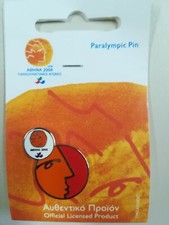 GREECE 2004 ATHENS PARAOLYMPIC, NEW, PIN, OFFICIAL SOUVENIR, LOT2 picture