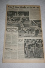 1975 Los Angeles Times * Nolan Ryan Hurls 4th No-Hitter * Ties Sandy Koufax picture