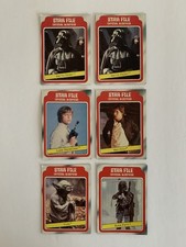1980 Topps Star Wars Empire Strikes Back Star File Lot of (6) ~ Duplicate Vader  picture