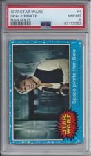 1977 Topps Star Wars Series 1 Space Pirate Han Solo #4 - PSA 8 NM-MT picture