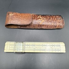 Small Occupied Japan SUN Hemmi Bamboo Slide Rule & Case picture