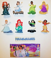 DISNEY PRINCESS COMPLETE SERIES (VD340 - VD347) + 8 BPZ KINDER ITALY 2022/2023 picture