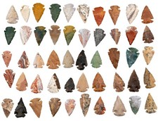 ** 50 Flint ARROWHEAD USA COLLECTION AMAZING COLORS 1