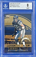 2000 PACIFIC REVOLUTION PREMIERE DATE JUNIOR SEAU #84 BGS 8 MT CHARGES 30/85 🔥 picture