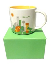 Starbucks Dallas You Are Here Series YAH 14oz Coffee Tea Mug New Retired B2 picture