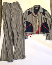Vintage 70s Juniors By JIM N ME Striped 2pc Set Size 5 (Fits Like Modern Xs) picture