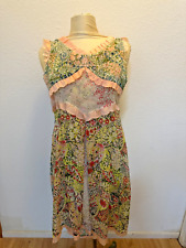 Moschino Cheap And Chic Floral Sheer Garden Dress US Size 4 See Thru Summer Vint picture
