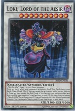 Yugioh Loki, Lord of the Aesir LEHD-ENB31 Common NM x3 Play Set picture