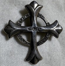 Antique Daughters Of The Holly Cross Sterling Silver PIN/PENDANT picture