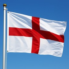 St George’s Cross England Flag Large 5ft x 3ft – English Sewn Premium Mod Reanac picture