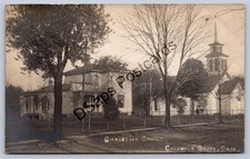 K62/ Columbus Grove Ohio RPPC Postcard c1910 Ottawa Christian Church 495 picture