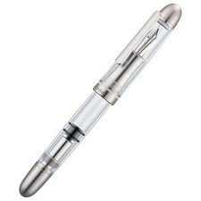 Asvine P36 V200 Titanium Fountain Pen Piston Fill Bock/Asvine Nib EF/F/M Acrylic picture