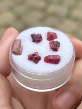 Burmese Red/Pink Ruby Crystal Specimens Lot 8.70 Ct picture