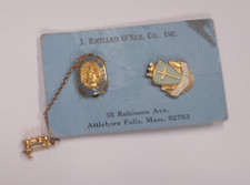 15 Religious Charms PLUS Catholic Altar Boy pin & Saint Angela's School Pin picture