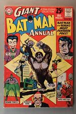 GIANT BATMAN ANNUAL #3 80 Pages *1962* Gorilla Boss, Joker, Mad Hatter, more picture