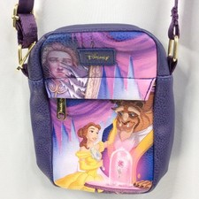 NWOT Disney Beauty and the Beast ENCHANTED ROSE Crossbody Bag Purse Belle picture