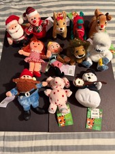 NWT  1998 CVS 12 Rudolph The Red Nosed Reindeer Island Of Misfit Toys Plush Set picture