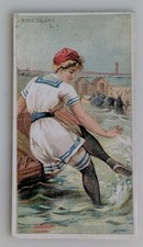 1882 N232 Kinney Tobacco Card Surf Beauties Fire Island Long Island picture