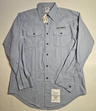 U.S. Navy Utility Work Shirt DSCP Quarterdeck Collection L-36SL Seagoing Uniform picture