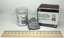 Thulium Metal 50 Gram Tm/TREM 99.99% Purity Periodic Element Distilled Pieces picture
