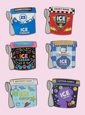 Loungefly Disney Pixar Ice Cream Blind Box Enamel Pin - Full Set 6 picture