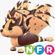 SAME DAY DELIVERY OR 2HRS Adopt Me Chocolate Chip Bat Dragon NFR Neon Fly Ride picture