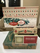 Vintage Shiny Brite Boxes Empty Lot Of 5 picture