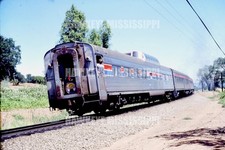 slide photo AMTRAK AMT PASSENGER CAR REAR MAY 1981 ORIG TRAIN ACTION KODAK picture