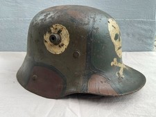 Imperial WW1 German Panzer M1916 Helmet w/Liner & Chin Strap. Historical. picture