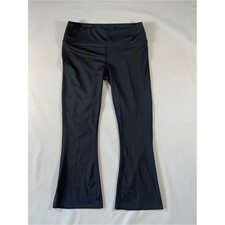FP Movement Free People Black Cropped Flared Active Leggings Small Yoga Pants picture
