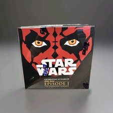 2024 Topps Chrome Sapphire Star Wars Episode 1 Phantom Menace Factory Sealed Box picture