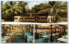 Sanibel Island Florida FL Harbor House Seafood Restaurant Vintage Photo Postcard picture