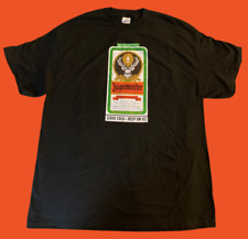 Jagermeister Logo & Bottle Label Black T-Shirt -New picture