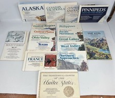 Vintage 1980s National Geographic Maps Making of America Series Lot of 17 picture
